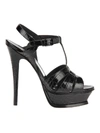 SAINT LAURENT TRIBUTE SANDALS IN PRINTED CROCODILE,11029288