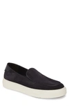 Ferragamo Tokyo Slip-on In Navy Suede