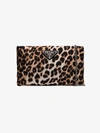 PRADA PRADA BROWN LEOPARD PRINT NYLON CLUTCH,1BF082VOOO2CKG14092284