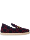 GUCCI GG ESPADRILLE LOAFERS