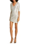 ALICE AND OLIVIA JUDY RUCHED COCKTAIL DRESS,CC907V31537