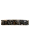 France Luxe Rectangle Barrette In Neon Spot Electric Yellow