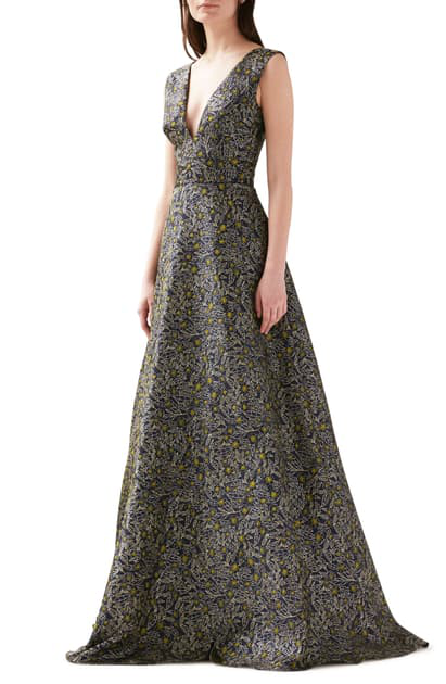 ml monique lhuillier floral overlay