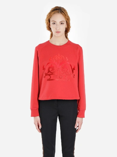 Fendi Sweaters In Red