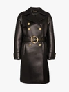 VERSACE VERSACE LAMBSKIN LEATHER TRENCH COAT,A84644A22884914160151