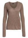 ATM ANTHONY THOMAS MELILLO WOMEN'S CASHMERE V-NECK SWEATER,0400099223411