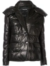 TOM FORD PADDED HOODED LEATHER JACKET