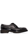 ALEXANDER MCQUEEN STUDDED LACE-UP BROGUES