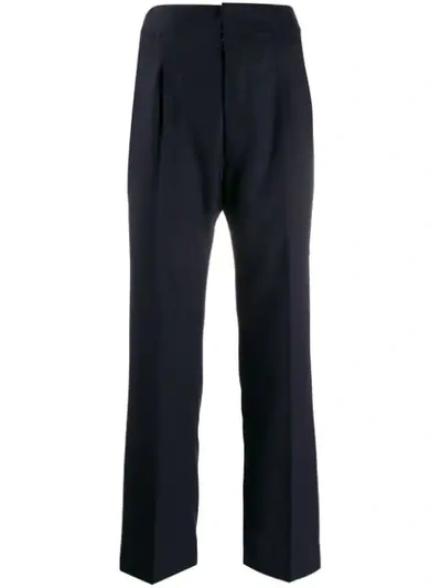 Maison Margiela Tailored Trousers - 蓝色 In Navy Blue