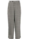 GUCCI PRINCE OF WALES COTTON TROUSERS