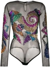 AMEN SEQUIN EMBROIDERED SHEER BODY