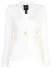 Smythe Classic Duchess Blazer In Ivory In White