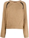 COLVILLE BOXY FIT CUT-OUT DETAIL SWEATER