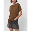 Allsaints Imogen Cotton-jersey T-shirt In Khaki Green