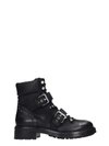 STRATEGIA COMBAT BOOTS IN BLACK NUBUCK,11030391