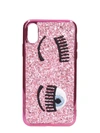 CHIARA FERRAGNI COVER X/XS IPHONE / IPAD CASE IN ROSE-PINK PVC,11030380