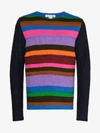 COMME DES GARÇONS SHIRT COMME DES GARÇONS SHIRT STRIPED KNITTED SWEATER,W2751614165342