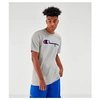 Champion Men's Flocked T-shirt In Grey