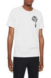 ALLSAINTS CHAINED GRAPHIC CREWNECK T-SHIRT,MG024R