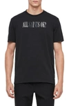 ALLSAINTS OK GRAPHIC CREWNECK T-SHIRT,MG019R