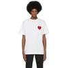 PALM ANGELS PALM ANGELS WHITE PIN MY HEART T-SHIRT