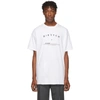 RAF SIMONS RAF SIMONS WHITE BIG-FIT DIPTYCH T-SHIRT