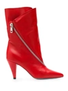 GIVENCHY ZIPPED MID-HEEL BOOTS,14285563