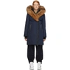 MACKAGE MACKAGE NAVY DOWN AND FUR CLASSIC KAY PARKA