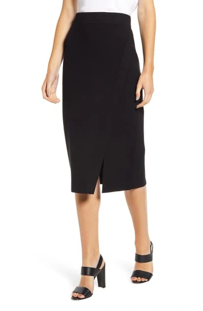 Anne Klein Knit Pencil Skirt In Anne Black