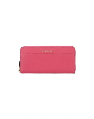 Michael Michael Kors Wallets In Fuchsia