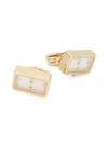 TATEOSSIAN Rose Goldtone & Mother-Of-Pearl Cufflinks