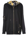 VERSACE MEDUSA SAFETY PIN HOODIE,A83595 A231036 SOR