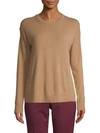 Vince Wool & Cashmere Knit Sweater In Beige