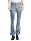 ALCHEMIST MEG 2 DISTRESSED FLARED JEANS,0400011424192