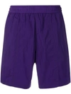 AMI ALEXANDRE MATTIUSSI ELASTIC WAIST LONG SWIM SHORTS