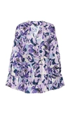 ART DEALER DEMI SILK FLORAL DRESS,PS2011F