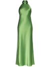 GALVAN HALTERNECK LONG GOWN