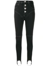 ALESSANDRA RICH HIGH-RISE STIRRUP JEANS