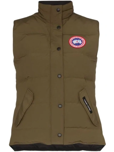 Canada Goose Freestyle Heritage Quilted Gilet In Green