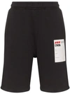 HERON PRESTON BRAND-LABEL TRACK SHORTS