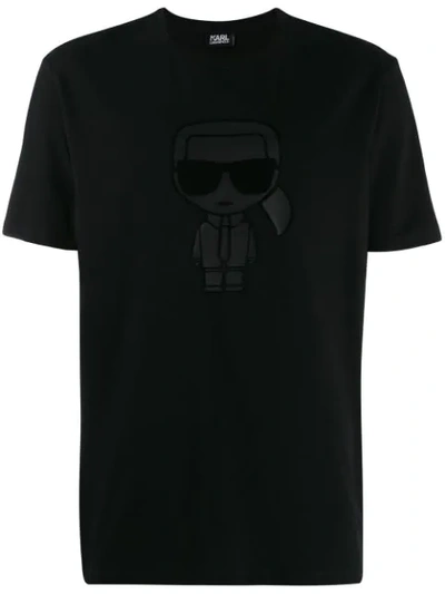 Karl Lagerfeld T-shirt Con Stampa Karlito In Nero