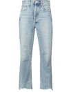 Agolde Pinch Waist Kick Jeans In Blue