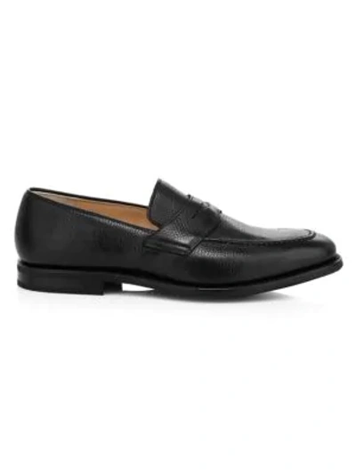 Church's 'prague' Leather Penny Loafers In Black