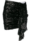 IN THE MOOD FOR LOVE IN THE MOOD FOR LOVE EMELY SEQUIN SKIRT - 黑色