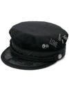 ZADIG & VOLTAIRE EMBELLISHED BAKER HAT