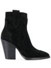 ASH ESQUIRE HEEL ANKLE BOOTS