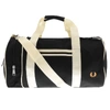 FRED PERRY TWIN TIPPED BARREL BAG BLACK,121637
