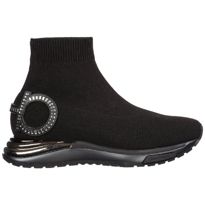 Ferragamo Shoes High Top Trainers Sneakers Gardena Gancini In