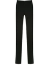 Dolce & Gabbana Straight-leg Tailored Linen Pants In Black