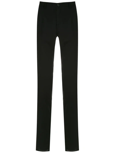 Dolce & Gabbana Straight-leg Tailored Trousers In Black
